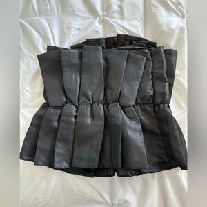 Black shimmer boutique sleeveless tank size small